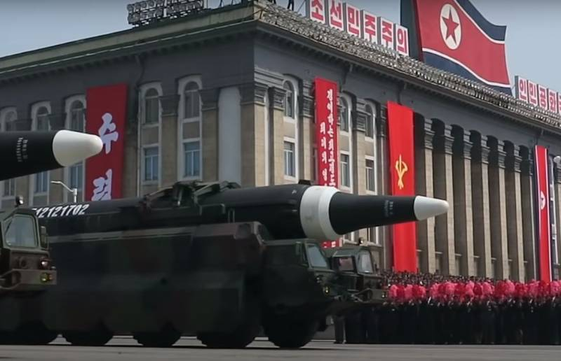 Северная Корея провела испытания новой баллистической ракеты в Японском море