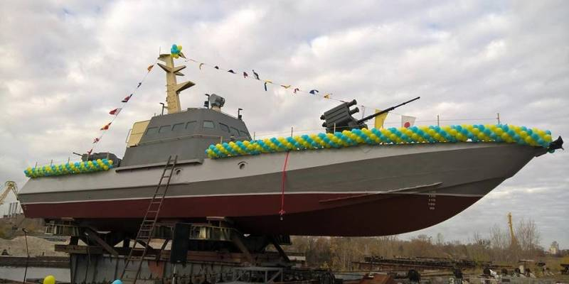 На Украине спустили на воду МБАК «Гюрза-М» для ВМСУ