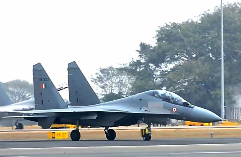 Индийские Су-30 вместе с японской авиацией отработают действия против Китая