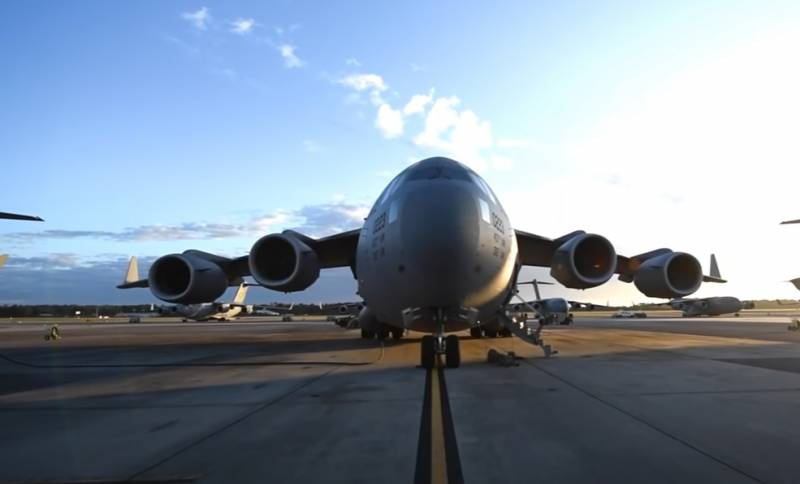 В Минобороны Украины рассказали о грузе, поставленном военно-транспортным самолётом США в Борисполь