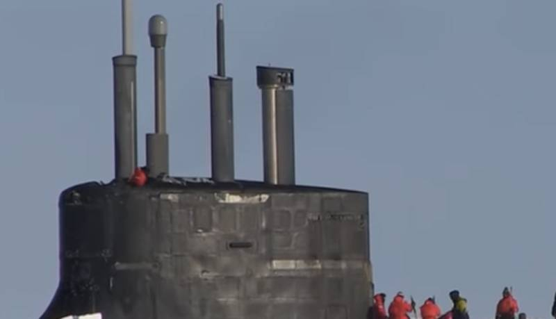 Китайские эксперты: Если столкновение USS Connecticut произошло с затонувшим кораблём или контейнером, то у АПЛ США проблемы с бортовым оборудованием