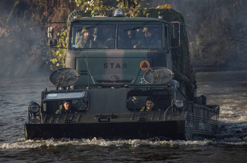 Польская бригада в рамках учений отработала контрнаступление с форсированием реки Сан