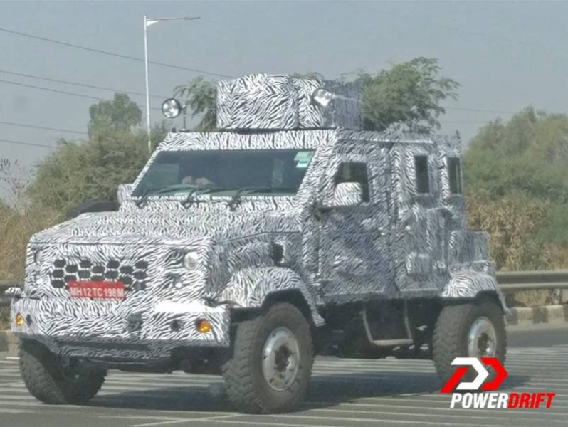 В Индии показаны армейские автомобили Tata LSV в необычном камуфляже