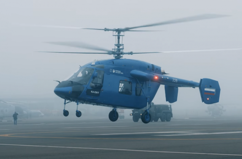 Обновлённый лёгкий вертолёт Ка-226Т вышел на этап лётных испытаний