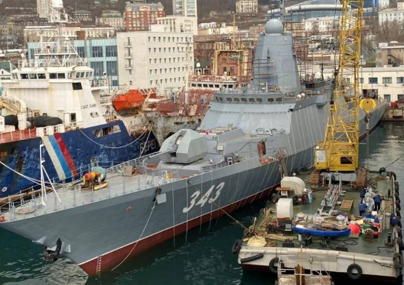 Во Владивостоке начались швартовные испытания корвета «Резкий» проекта 20380