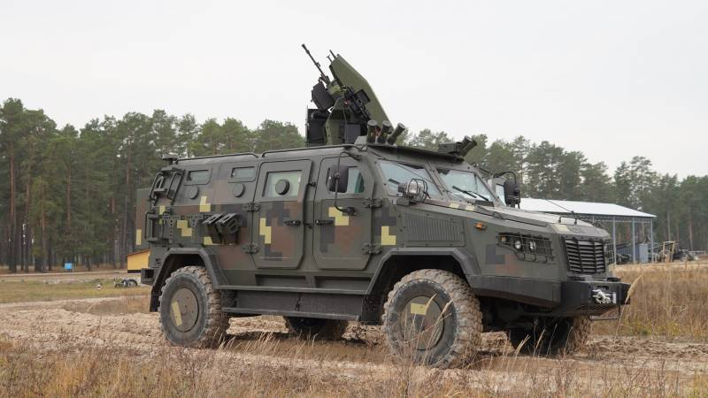 На Украине начались испытания бронеавтомобиля «Козак-2М1» с боевыми модулями турецкого производства