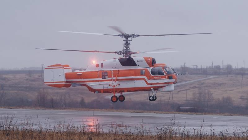 Модернизированный пожарный вертолёт Ка-32А11М вышел на этап лётных испытаний