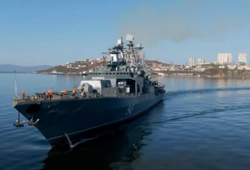 Фрегат ТОФ «Маршал Шапошников» вышел в море на испытания новой системы ПВО