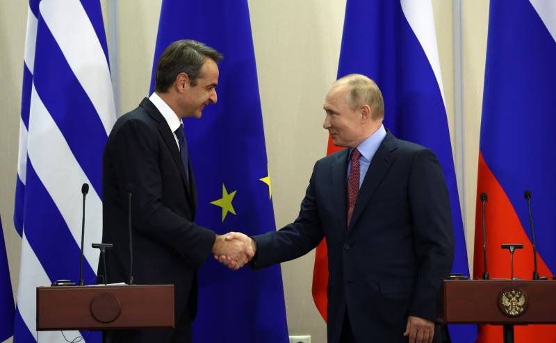 Президент РФ и греческий премьер на переговорах обсуждали проблему Кипра и «недружественный настрой НАТО»