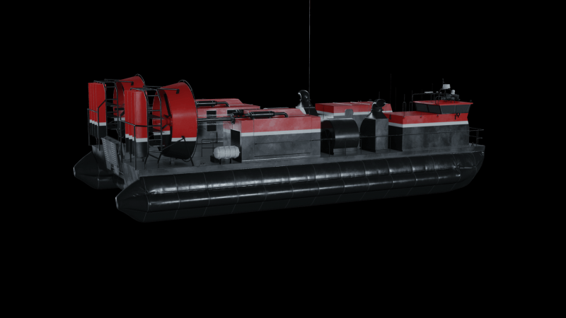 Новейшее судно на воздушной подушке «Хаска-10» заинтересовало военных