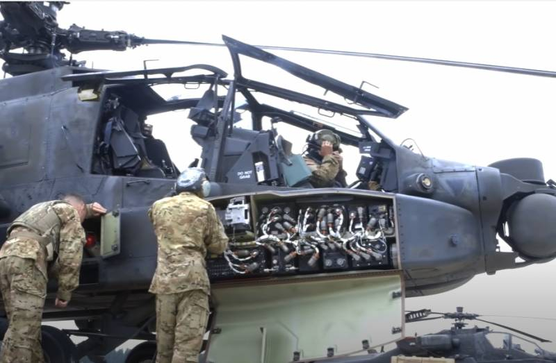 Американские войска впервые за долгое время задействовали в Сирии ударные вертолёты AH-64 Apache