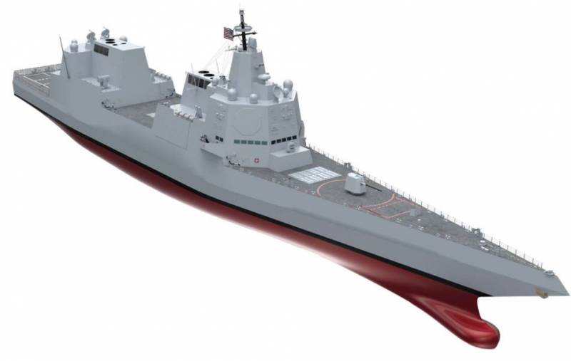 «Видоизменение эсминца Zumwalt»: ВМС США представили концепт боевого корабля нового поколения с гиперзвуковыми ракетами и лазерами