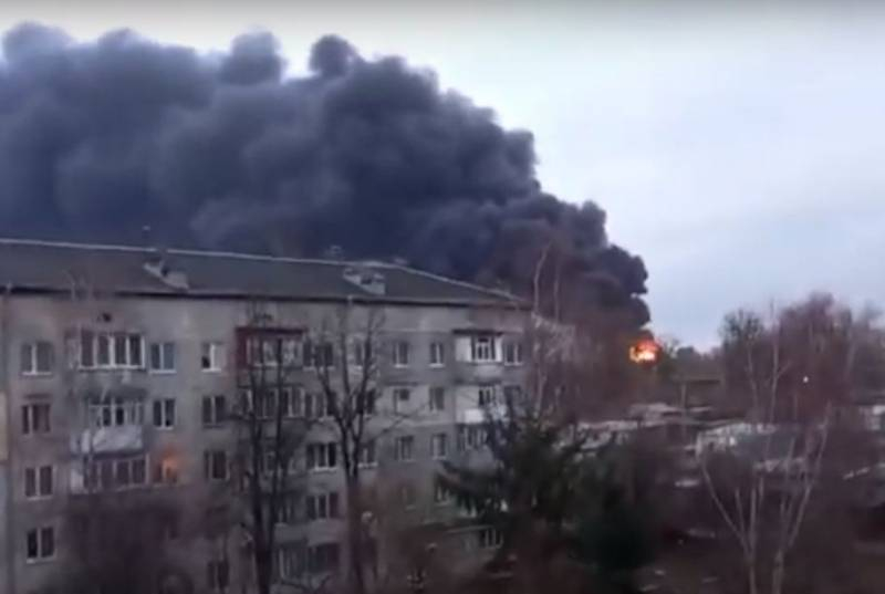 В Сети появилось видео ракетной атаки аэродрома в Ивано-Франковске