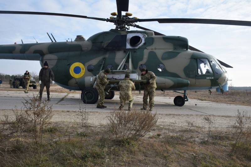 На Украине завершили испытания ПТРК «Барьер» с вертолёта Ми-8МСБ-В