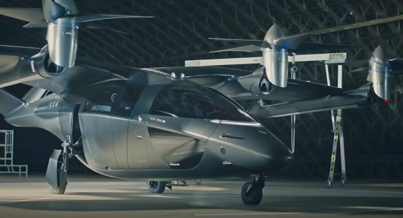 В Европе началось создание самолёта VX4 вертикального взлёта с электроприводом