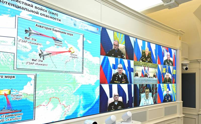 «Задачи стратегического сдерживания выполнены»: Лидеры РФ и Белоруссии наблюдали за пусками ракет, в том числе гиперзвуковых